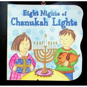 Eight Nights Of Chanukah Lights Sparkle n Twinkle Board Book By Dian Curtis Rega